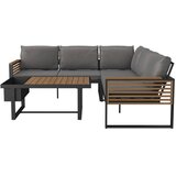 Ambia Garden LOUNGE GARNITURA akacija masivno aluminij | Shoptok.si