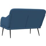  Klupa plava 110 x 76 x 80 cm od tkanine | shoptok.hr