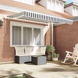  Nadomestno platno za tendo Antracitna in bela 3 x 2 m Poliester, (5000206569) | Shoptok.si