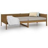  Dnevna postelja medeno rjava trdna borovina 80x200 cm, (20684298) | Shoptok.si