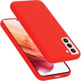 Cadorabo Ohišje, združljiv s Samsungom v tekoči rdeči barvi - zaščitni pokrov iz fleksibilnega silikona TPU, (20590331) Cene
