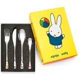 Zilverstad Dječji pribor za jelo 4 kom od nehrđajućeg čelika u srebrnoj boji Miffy – | shoptok.hr