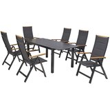 Gardenson VRTNA GARNITURA VERONA aluminij barve grafita, siva | Shoptok.si