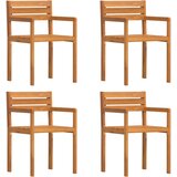  Vrtne stolice 4 kom 50x53x80 cm Masivno drvo akacije | shoptok.hr