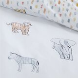 Bianca Bijela pamučna dječja posteljina za bračni krevet 200x200 cm Zoo Animals – | shoptok.hr