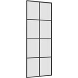  Klizna vrata s priborom 76 x 205 cm od ESG stakla i aluminija | shoptok.hr