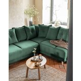 Miuform Zelena sklopiva kutna garnitura od samta (s desnim kutom) Lazy Lukka – | shoptok.hr