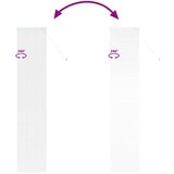  Zavjesa za prozor sa zavjesama Ostalo Bijela 40 x 220 cm Aluminij | shoptok.hr