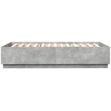  Okvir kreveta siva boja betona 120x200 cm od konstruiranog drva | Eponuda.com