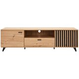 MID.YOU NIZKA OMARICA črna, barve hrasta | Shoptok.si