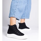 Gemre Black high platform sneakers Guerrino | Shoptok.si