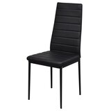  7-dijelni blagovaonski set sa stolom crni | shoptok.hr