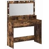  Toaletni stol s policom Dimljeni hrast 100 x 41 x 135 cm | shoptok.hr