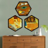 Wallity uramljena slika 6GEN238938, 35x35 cm, 3 dela | ePonuda.com