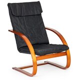 Modern Home stolica za ljuljanje walnut/black