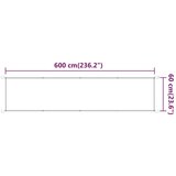  Okomita tenda bež 60 x 600 cm od tkanine Oxford | shoptok.hr