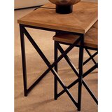 Premier Housewares Pomoćni stolići u setu 2 kom od masivne jele 38x51 cm Kickford – | shoptok.hr