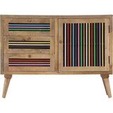  Komoda od masivnog drva manga 100 x 30 x 75 cm | Eponuda.com