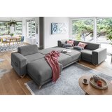 Miuform Siva sklopiva/s prostorom za odlaganje kutna garnitura (s desnim kutom/u obliku slova "U") Classy Sophie – | shoptok.hr