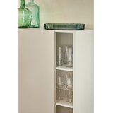 Teulat Bež/krem visoka komoda s kliznim vratima 120x140 cm Nube – | shoptok.hr