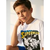 Sinsay Pamučna oversize majica s printom Superman The Man Of Steel | shoptok.hr