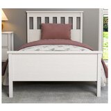 Hanah home FRN-20064 WoodenWhite Double Bedstead | ePonuda.com