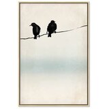  Slika - Frozen Sparrows (1 Part) Vertical 40x60 U prirodnom drvenom okviru | shoptok.hr