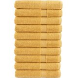 vidaXL Premium brisače za savno 10 kos zlata 80x200 cm 600 gsm bombaž Cene