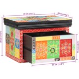  Noćni ormarići 2 kom 40x30x28 cm Čvrsto drvo manga i kompozitno drvo | shoptok.hr