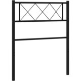 Metalno zamjensko uzglavlje crno 90 cm | shoptok.hr