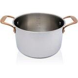 Metalac šerpa duboka 24 cm sa stakl.pok. Venera | ePonuda.com