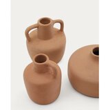 Kave Home Oranžne vaze v kompletu 3 ks iz terakote (višina 6 cm) Sofra – | Shoptok.si