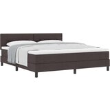  Postelja boxspring z vzmetnico Temno rjava 180 x 200 cm blago, (5000126266) | Shoptok.si