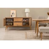 Hanah home vina 02 1005 atlantic pine cream (produživi trpezarijski sto, stolice i konzola (5 komada)) | ePonuda.com