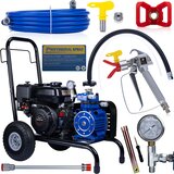 Rosfix BLUE STRONG HURRICANE 1690 BSH01 – BENCINSKI AGREGAT ZA BARVANJE | 6.5HP, 22MPA, 18L/MIN, 1/4" PRIKLJUČEK | ZA JEKLO, LES, STENE, MOSTOVE, (5000137355) | Shoptok.si