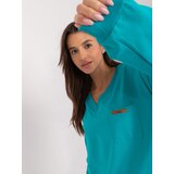 RELEVANCE Blouse-RV-BZ-9244.19X-Turquoise | Shoptok.si