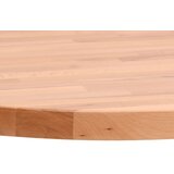 Stolna ploča Ø 30 x 4 cm okrugla od masivne bukovine | shoptok.hr
