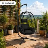  Viseća stolica - crna | shoptok.hr