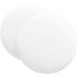  Jastučići za sjedenje 2 pcs Bijelo Ø80 x 29 cm tkanina | shoptok.hr