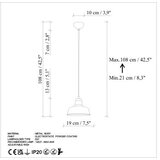 Opviq Luster Memati, 21-108cm, O19 cm, E27, zelena | Eponuda.ba