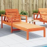 Maison Chic Ležalnik - Sončna ležalnik voščeno rjav 199,5x62x55 cm trdna borovina, (22043423) | Shoptok.si