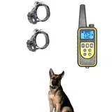 teletakt ogrlica za dresuru dva psa petcomer – vodootporna