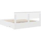  Okvir za krevet Bijelo 180 x 200 cm Konstruirano drvo | shoptok.hr