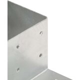 vidaXL Spojnik za steber L oblike pocinkana kovina 81x81 mm | Shoptok.si