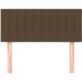  Uzglavlje tamnosmeđe 90x5x78/88 cm od tkanine | shoptok.hr