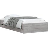  Okvir za krevet s ladicama boja hrasta 100x200 cm drveni | shoptok.hr