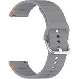 INF Silikonski paš za uro Galaxy Watch, Garmin, Huawei - 20 mm valovit, (5000264261) | Shoptok.si