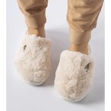 Gemre Beige warm slippers with Alessio patch | shoptok.hr