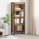 vidaXL Knjigovni omar Star les 80 x 30 x 155 cm Konstruiran les | Shoptok.si