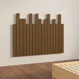  Zidno uzglavlje boja meda 108x3x80 cm masivna borovina | shoptok.hr